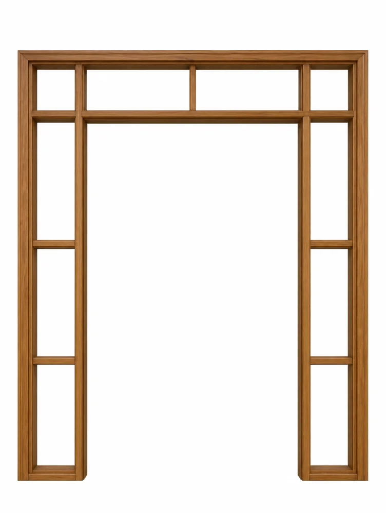 Door Frame with Side Light ( Other Hardwood species / not Mahogany 2.7m )