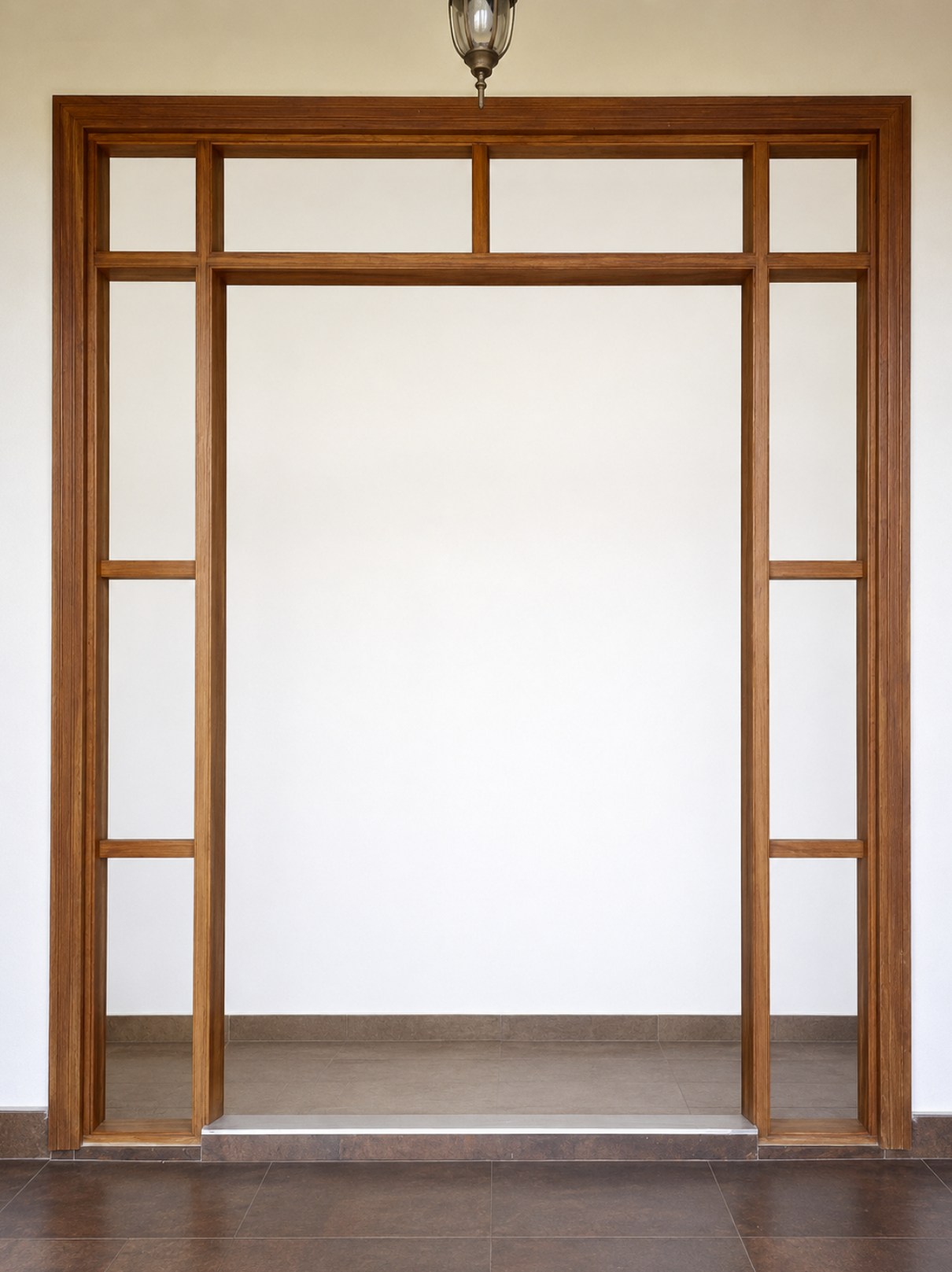 Door Frame with Side Light ( Other Hardwood species / not Mahogany 2.4m )
